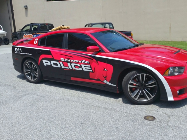 Gainesville Police Charger Car Wrap