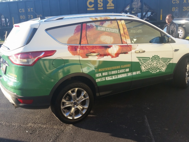 Full car wrap for restaurant business