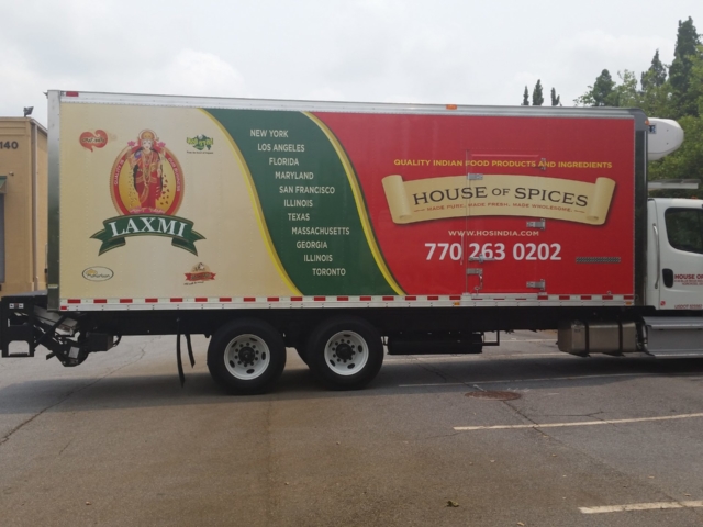 Commercial Truck full wrap for House of Spices