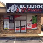 Outdoor Building sign for Bulldog Wireless