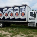 Commercial fleet wrap for Miller Distribution