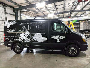 partial van wrap - fleet wraps - augusta