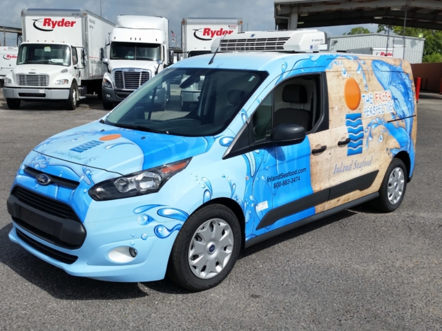 Full van wrap for Seafood business