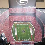 Product display for UGA in Athens, Ga