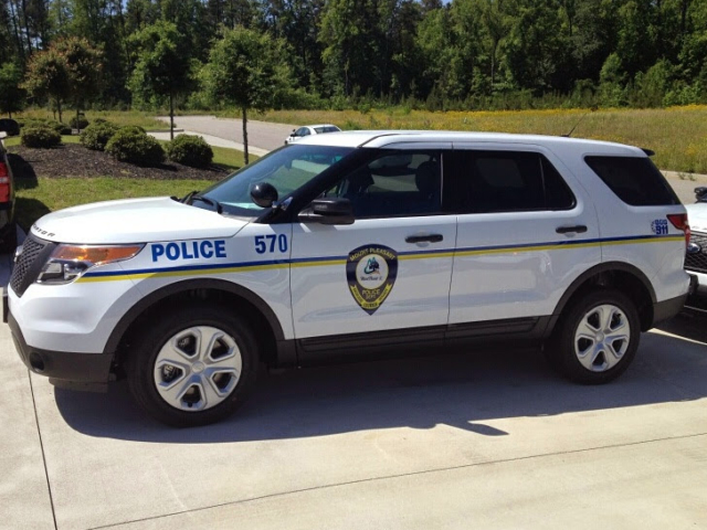 Lettering and decals for Police car in Mt. Pleasant, SC