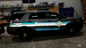 Vinyl Vehicle wrap for Chesterfield County Sheriff