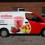 Fleet wrap for Edible Arrangements business
